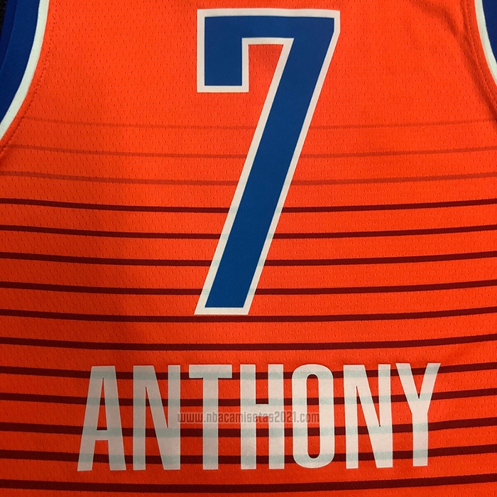 Camiseta Oklahoma City Thunder Darius Bazley #7 Statement 2021 Naranja